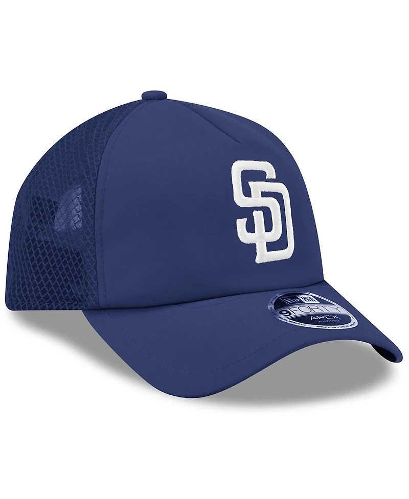 New Era Men's Navy San Diego Padres 2026 Batting Practice Alternate Apex 9FORTY Adjustable Hat