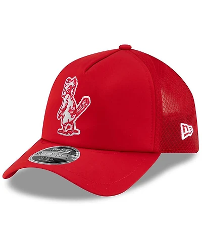 New Era Men's Red St. Louis Cardinals 2026 Batting Practice Alternate Apex 9FORTY Adjustable Hat