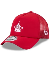New Era Men's Red Washington Nationals 2026 Batting Practice Alternate Apex 9FORTY Adjustable Hat