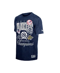 New Era Men's Navy York Yankees Mineral Wash T-Shirt