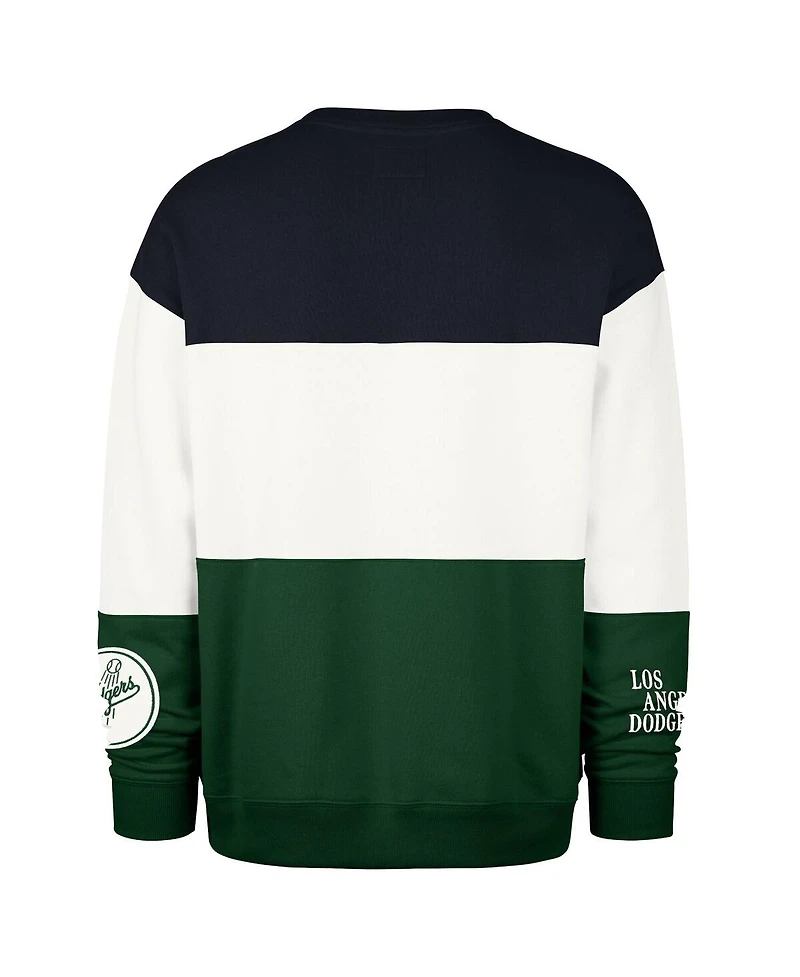 47 Brand Men's Green Los Angeles Dodgers Tee Up Maximalist Fleece Sweatshirt