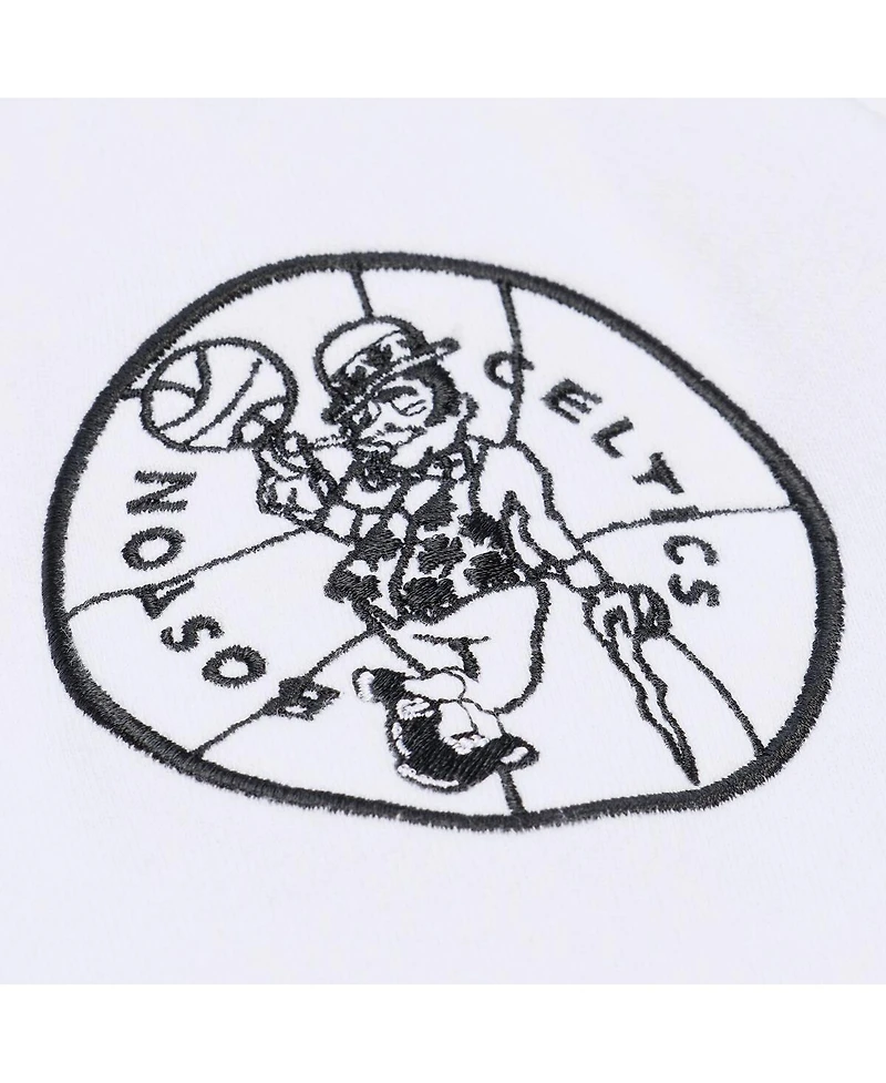 Mitchell & Ness Men's White Boston Celtics Arctic Fleece Sweatshirt