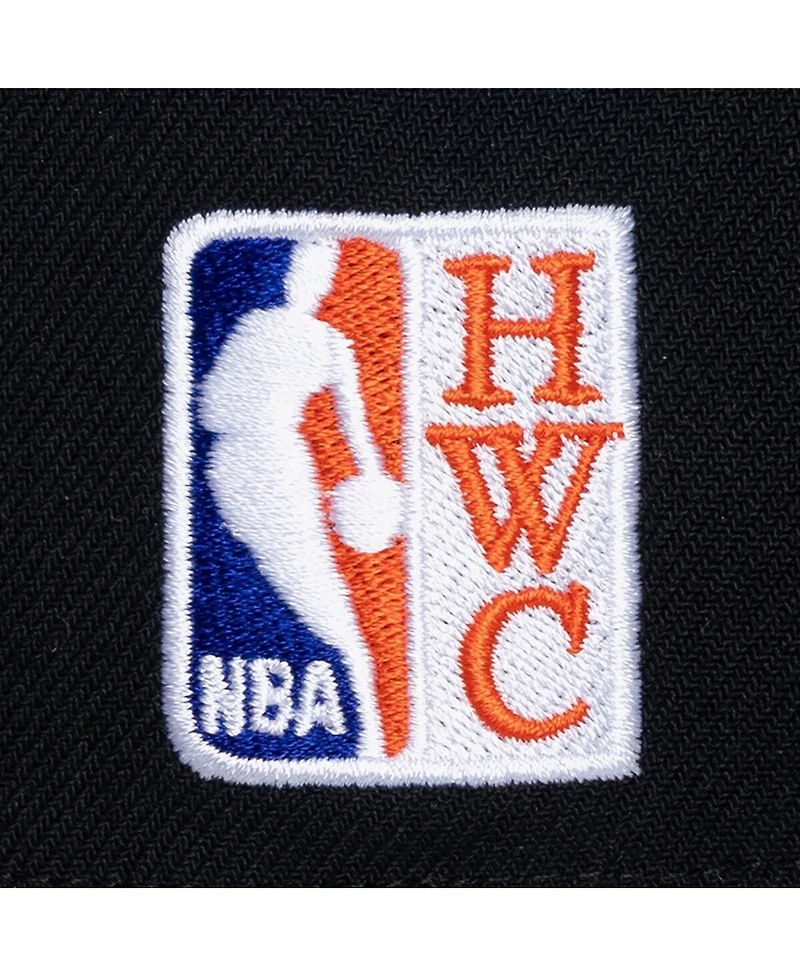 Mitchell & Ness Men's Black New York Knicks Hardwood Classics Legendary Away Pro-Pinch Adjustable Hat