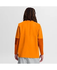 Nike Men's Tennessee Orange Volunteers Dugout Dri-fit Quarter-Zip Long Sleeve Windshirt