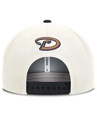 Nike Men's Cream/Black Arizona Diamondbacks Cooperstown Pro Dri-fit Snapback Hat