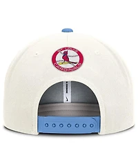 Nike Men's Cream/Light Blue St. Louis Cardinals Cooperstown Pro Dri-fit Snapback Hat