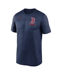 Nike Men's Navy Boston Red Sox Knockout Team Legend Dri-fit T-Shirt