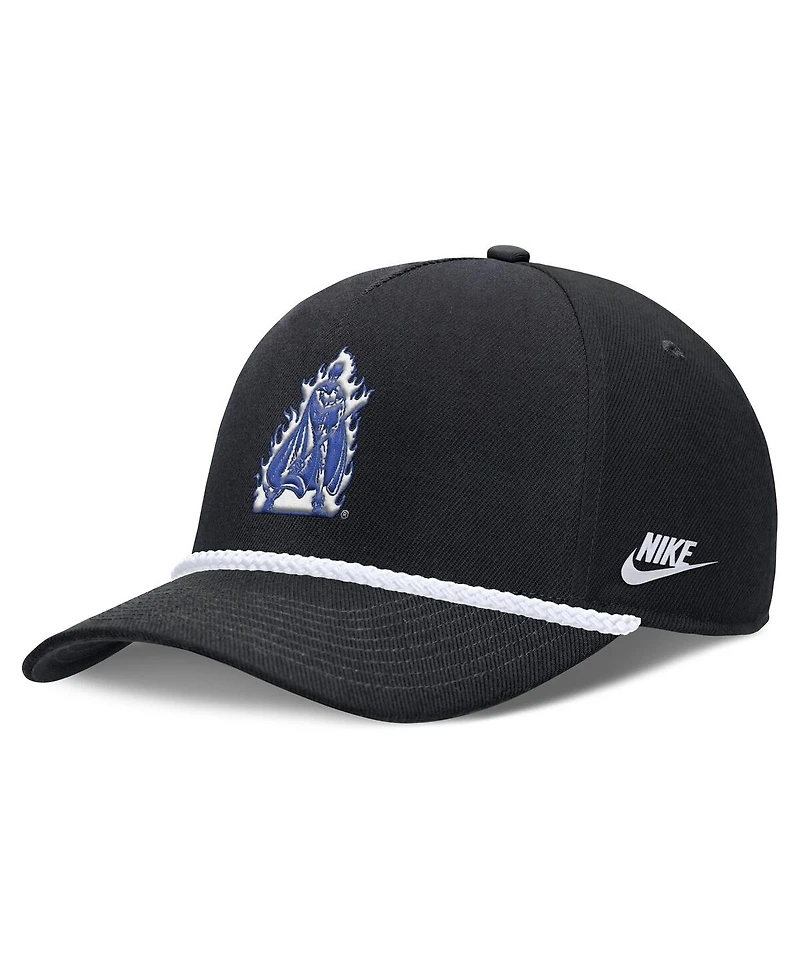 Nike Men's and Women's Black Duke Blue Devils 2026 Basketball Refresh 5-Panel Rope Rise Hat