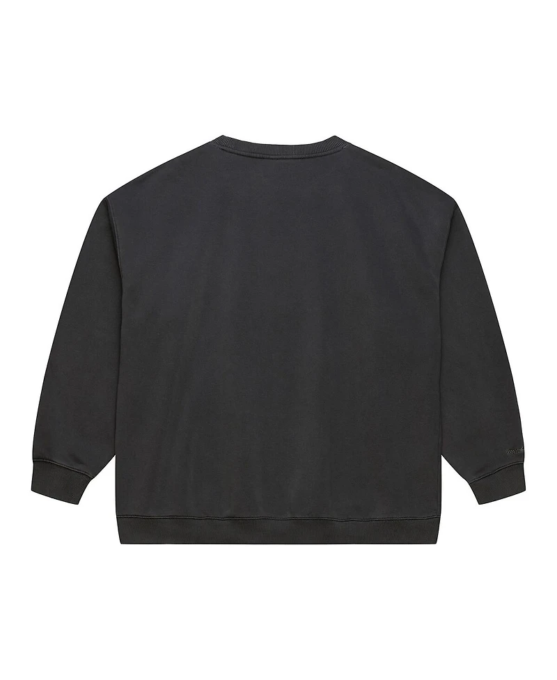 Mitchell & Ness Men's Black New York Knicks Nba Downtown Collection Fleece Sweatshirt