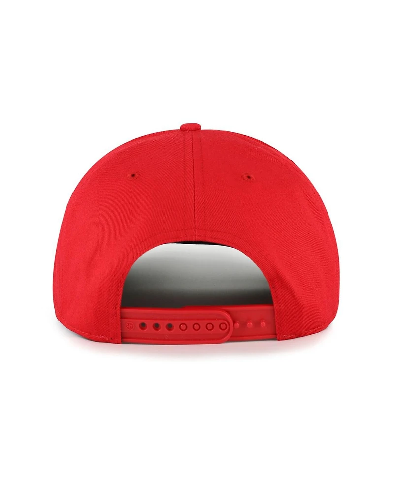 47 Brand Men's Red Chicago Blackhawks Byline Hitch Adjustable Hat