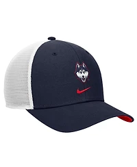 Nike Men's Navy UConn Huskies Rise Trucker Dri-fit Adjustable Hat