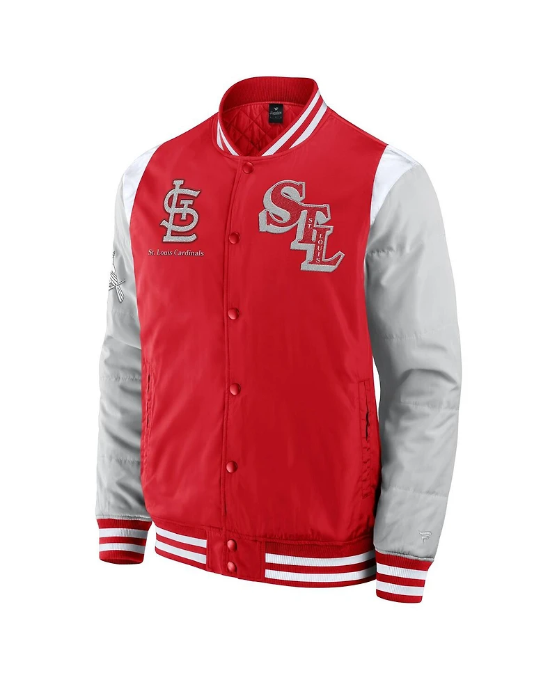 Fanatics Men's Red St. Louis Cardinals Elements Elite Full-Snap Jacket