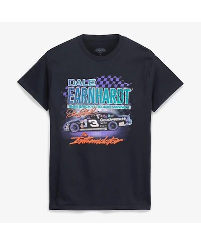 Checkered Flag Sports Men's Black Dale Earnhardt 1995 Brickyard 400 Champions T-Shirt