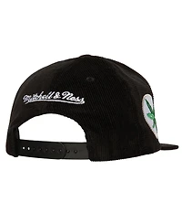 Mitchell & Ness Men's Black Ohio State Buckeyes All Directions Corduroy Snapback Hat