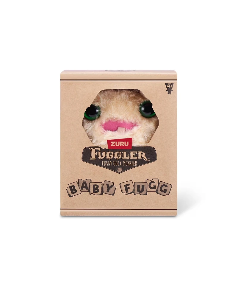 Fuggler Baby Fug Screech Yellow Funny Ugly Monster Plush Toy 3.5 Inch
