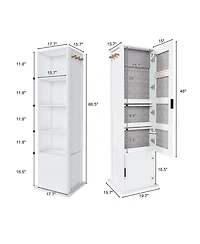 Rainsken 360° Rotating Jewelry Storage Cabinet