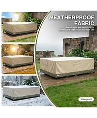 Aoodor Heavy Duty Outdoor Furniture Set Cover