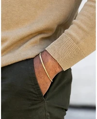 Vincero Men's Curb Chain – 5mm Gold Plated Bracelet, 8.2"