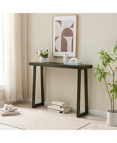 Kings Brand Furniture Claude Narrow Console Table Perfect for Sofa Table, Entryway Hallway, Living Room