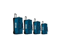 Izod Katy Travel Duffel 4-Piece Set - Lightweight Soft Shell Rolling Bag and Telescopic Handle