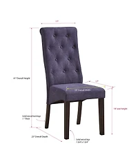 Kings Brand Furniture Set of 2 Dining Chairs