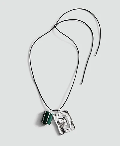 Mango Women's Semi-Precious Stone Combination Necklace