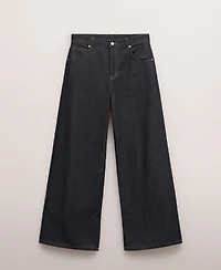 Mango Women's Low-Rise Wide Leg Jeans