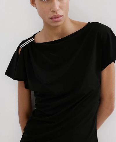 Mango Women's Metal Detail T-Shirt