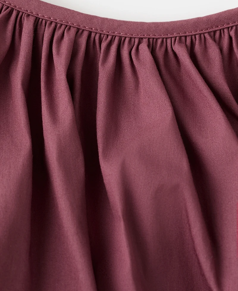 Mango Women's Puff-Sleeved Cropped Blouse