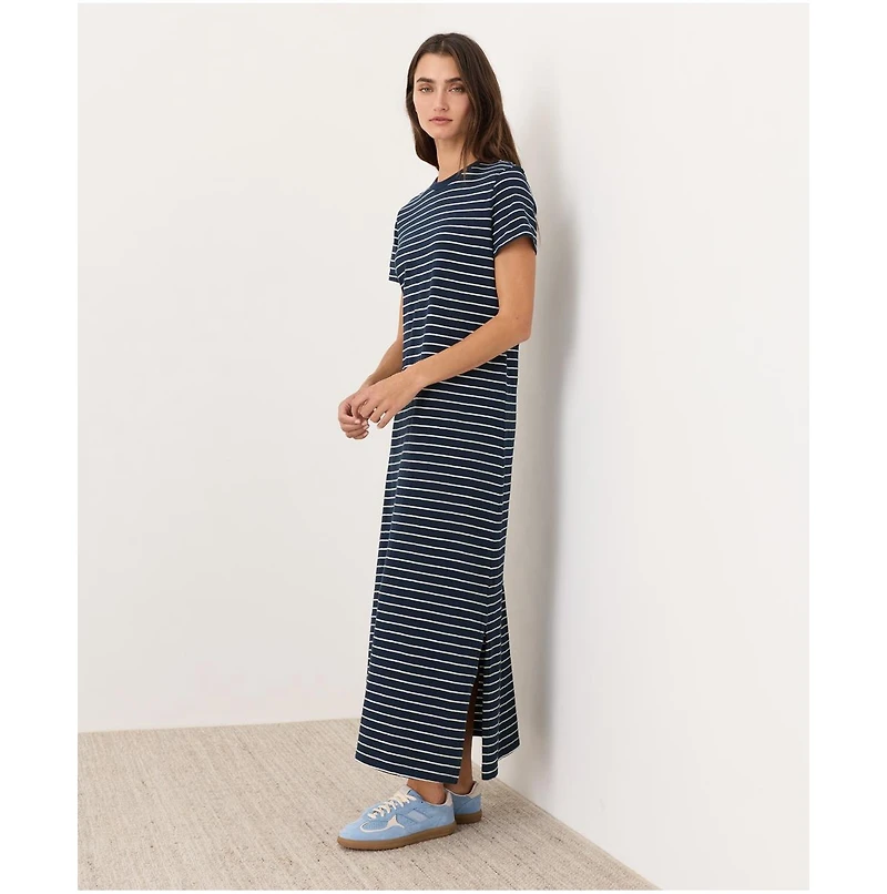Pact Women's Organic Cotton Slub Easy Tee Maxi Dress