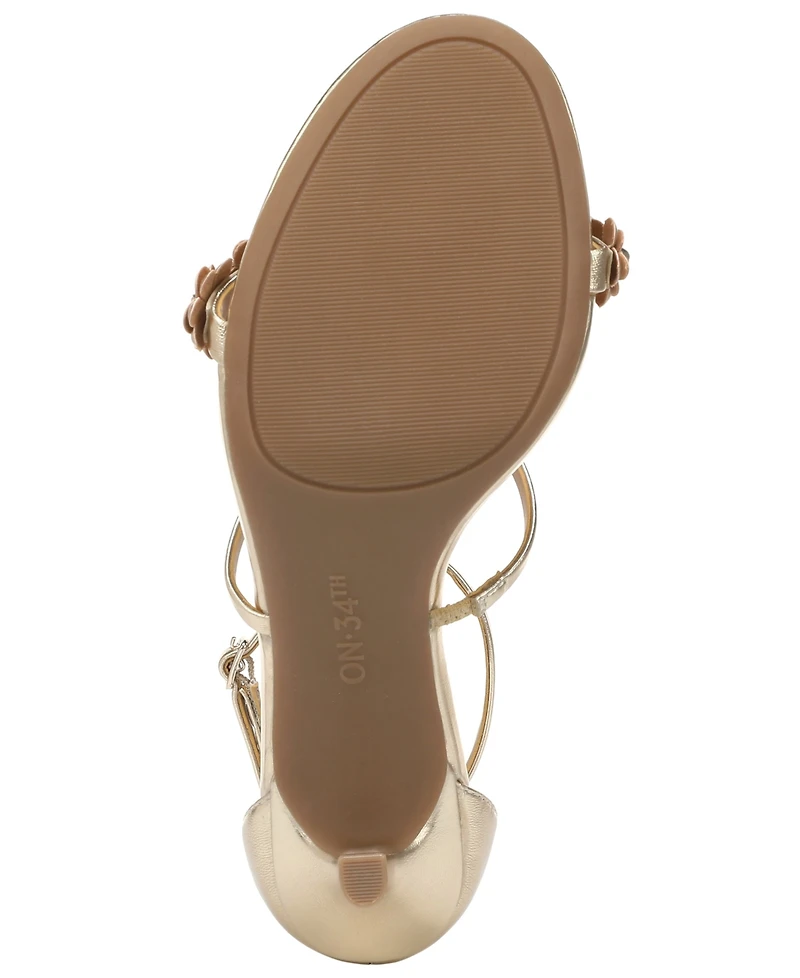 On 34th Women's Mid Stiletto Heel Sandals, Macy's Exclusive