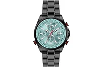 Invicta Men's 50498 Aviator Quartz VD57 Tiffany Blue Dial Watch