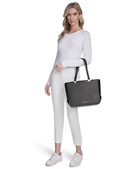 Calvin Klein Akari Large Signature Tote Bag