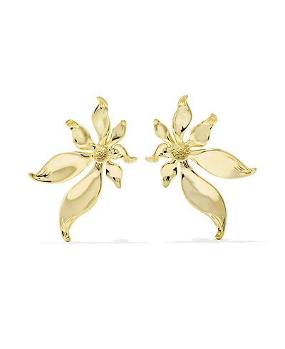 Kendra Scott 14k Gold Over Brass Scott Flower Stud Earrings