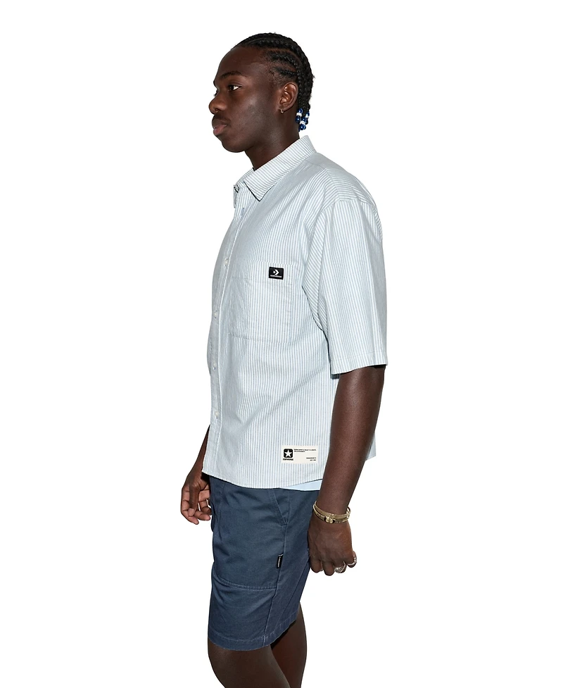 Converse Men's Regular-Fit Short-Sleeve Collared Shirt