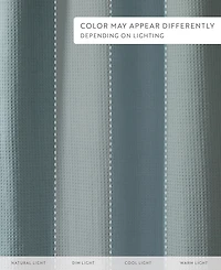 ienjoy Home Cotton Blend Waffle Shower Curtain, 72" x