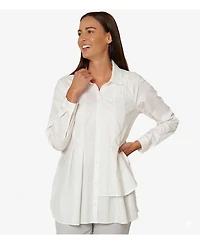 Stella Carakasi Women's Button-Front Shirt Top Sensation Tunic
