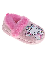 Hello Kitty Toddler Soft Cozy Comfort Slip On Indoor Slippers