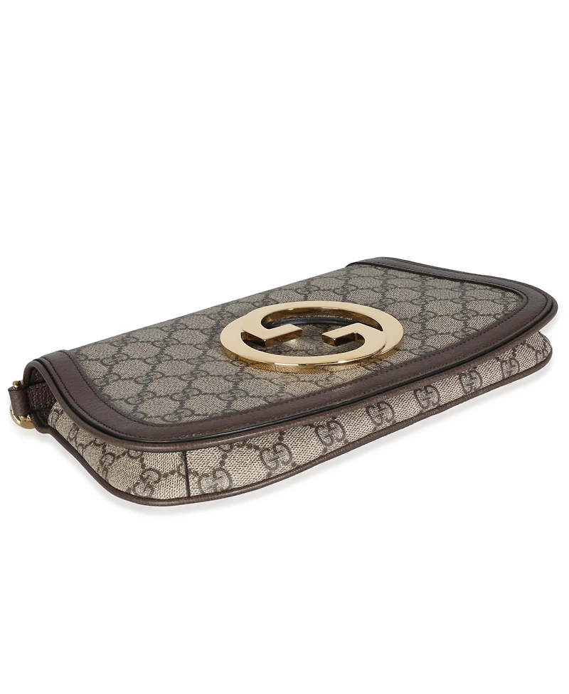 Pre-Owned Gucci Beige Gg Supreme Canvas Blondie Shoulder Bag