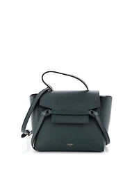 Pre-Owned Celine Nano Belt Bag Textured Leather