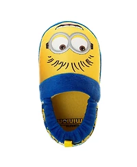 Illumination Toddler Minions Dual Slippers Kids' Cozy Warm Soft Plush Indoor Wear Fun Character Design SlipOn