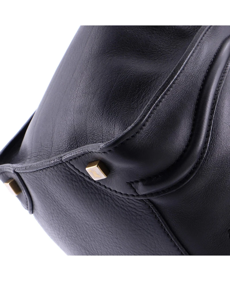 Pre-Owned Celine Shoulder Luggage Bag Leather