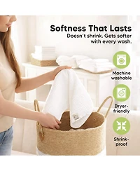 KeaBabies Kids 10-Pack Lyra Muslin Burp Cloths Boy, Girl, Soft Cotton Burping for Newborn 21"x10