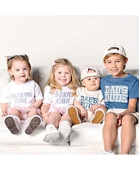 Sweet Wink Baby Boys Dad's Dude Patch Short Sleeve Romper