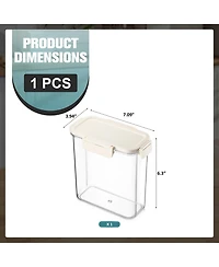 Sorbus Airtight Food Storage Container – Clear Stackable Canister for Pantry, Rice, Pasta