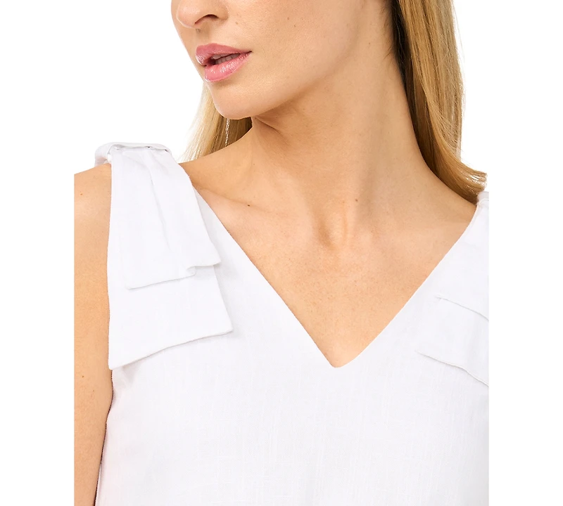 CeCe Women's V-Neck A-Line Mini Dress