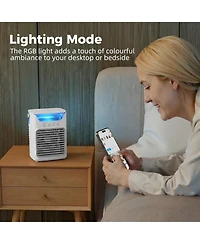 Homcom Portable Air Conditioner, 4-in-1 Mini Air Cooler with 3 Wind Speed