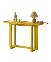 Kings Brand Furniture Console Table for Entryway, Wood Sofa Behind Couch, Narrow Accent Entry Living Room, Hallway & Foyer