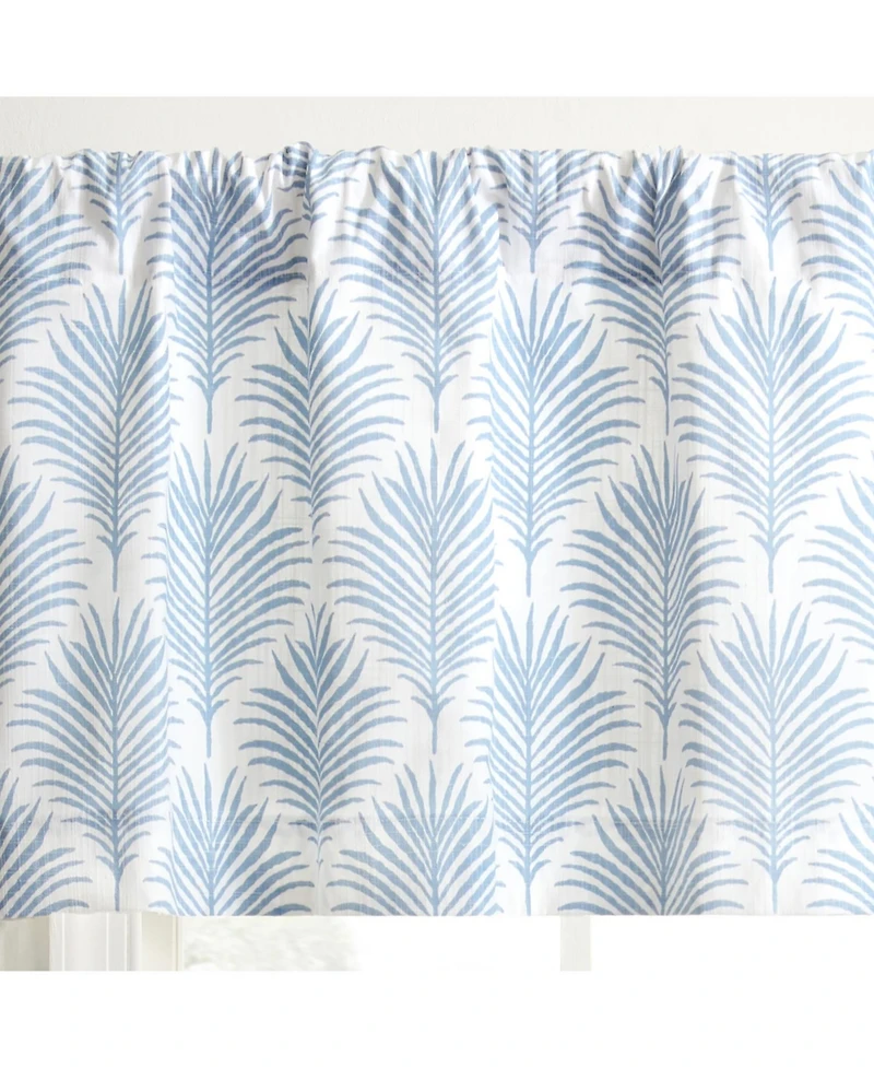 Ellis Curtain Palmetto Cotton Tailored Rod Pocket Valance