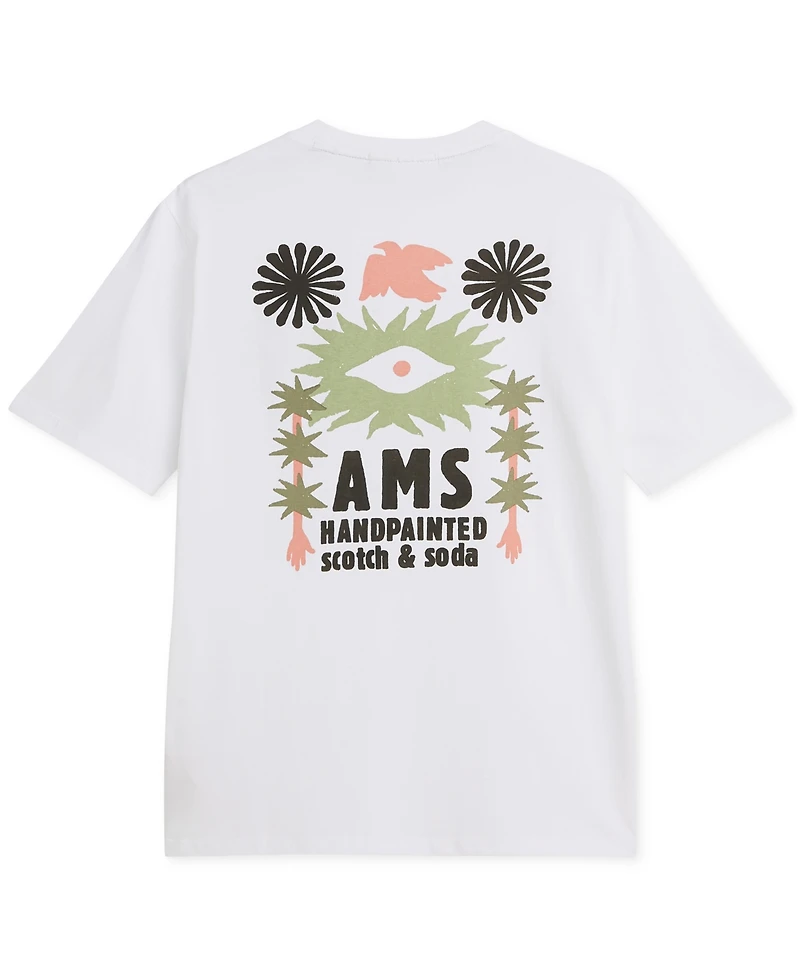 Scotch & Soda Men's Short-Sleeve Crewneck Cotton T-Shirt